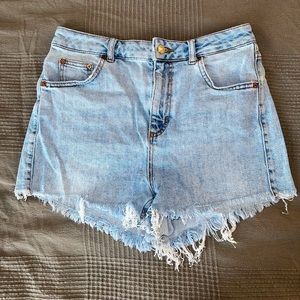 Topshop denim shorts